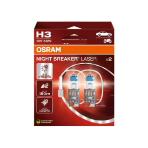 64151NL-2HB Osram Λάμπες Night Breaker Laser H3 12V 55W έως 150% έξτρα φως Set 2 - Image 1